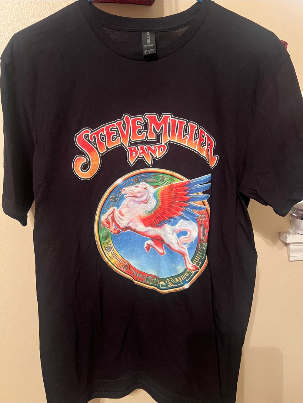 Steve Miller Band Black short sleeve TShirt Mens Medium
